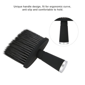 Neck/Face Hair Duster Brush High Quality Barber & Salon Fade Brush Fading Black