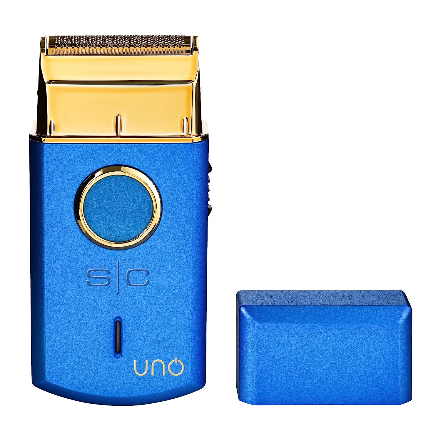 StyleCraft Uno Cordless Foil Shaver, Mini Travel Size, Portable, Gold Titanium Hypoallergenic Head