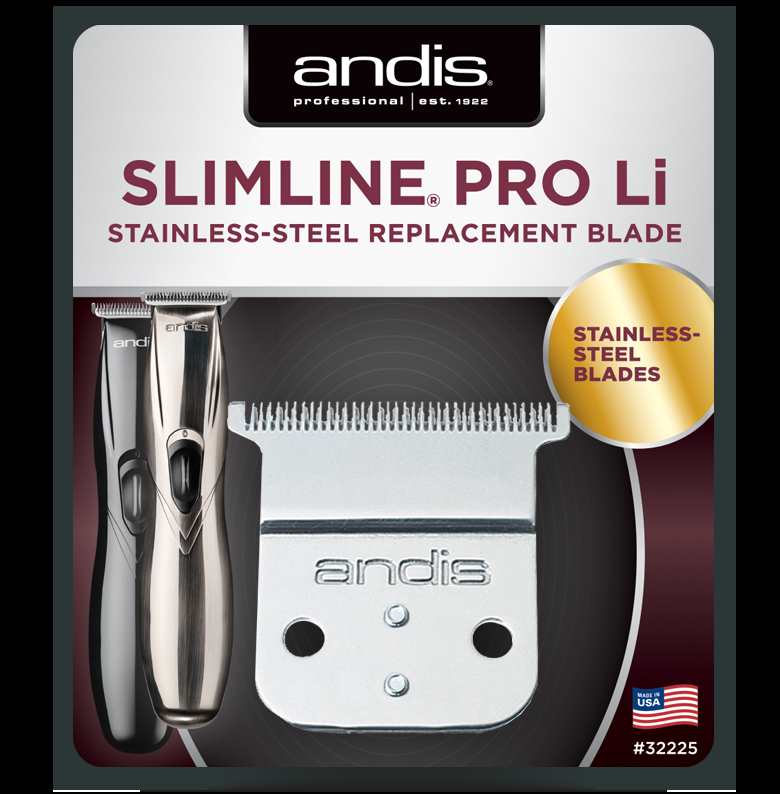 Andis Slimline ® Pro Li Trimmer Stainless Steel Replacement Blade AN32225