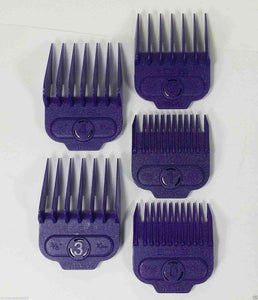 Andis Small 5 Pieces Nano-Silver Magnetic Comb Set Clipper Guards Barber #66345