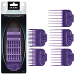 Load image into Gallery viewer, Andis Small 5 Pieces Nano-Silver Magnetic Comb Set Clipper Guards Barber #66345
