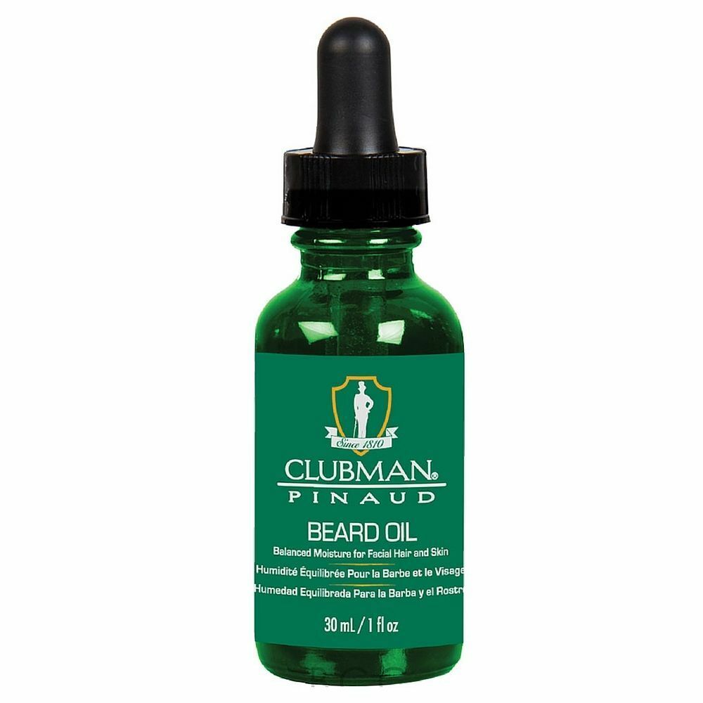 Clubman Pinaud Beard Oil Facial Hair and Skin Moisturizer Conditioner 1oz / 30ml