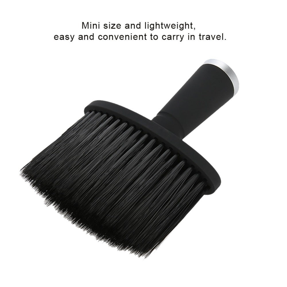 Neck/Face Hair Duster Brush High Quality Barber & Salon Fade Brush Fading Black